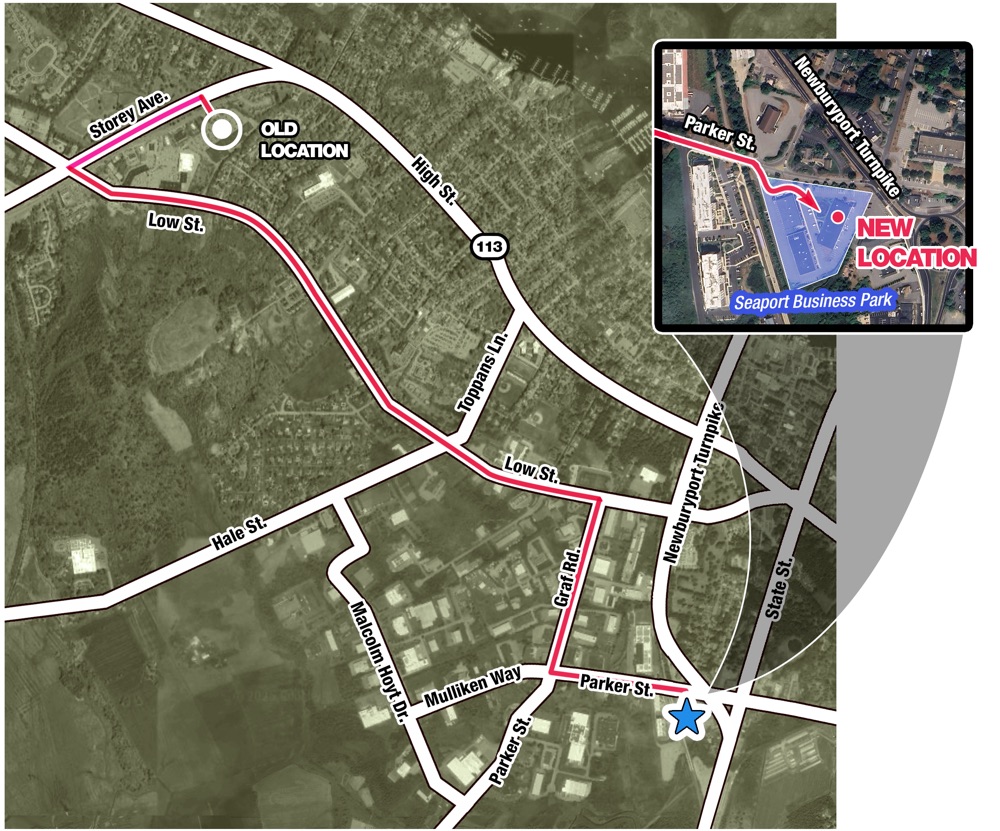 Directions to new location
